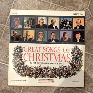 Great Songs Of Christmas Record Album // Collectors Album Limited Edition